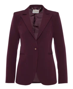 Dames blazer bordeaux