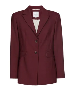 Dames blazer bordeaux