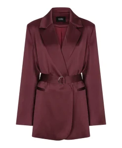 Dames blazer bordeaux