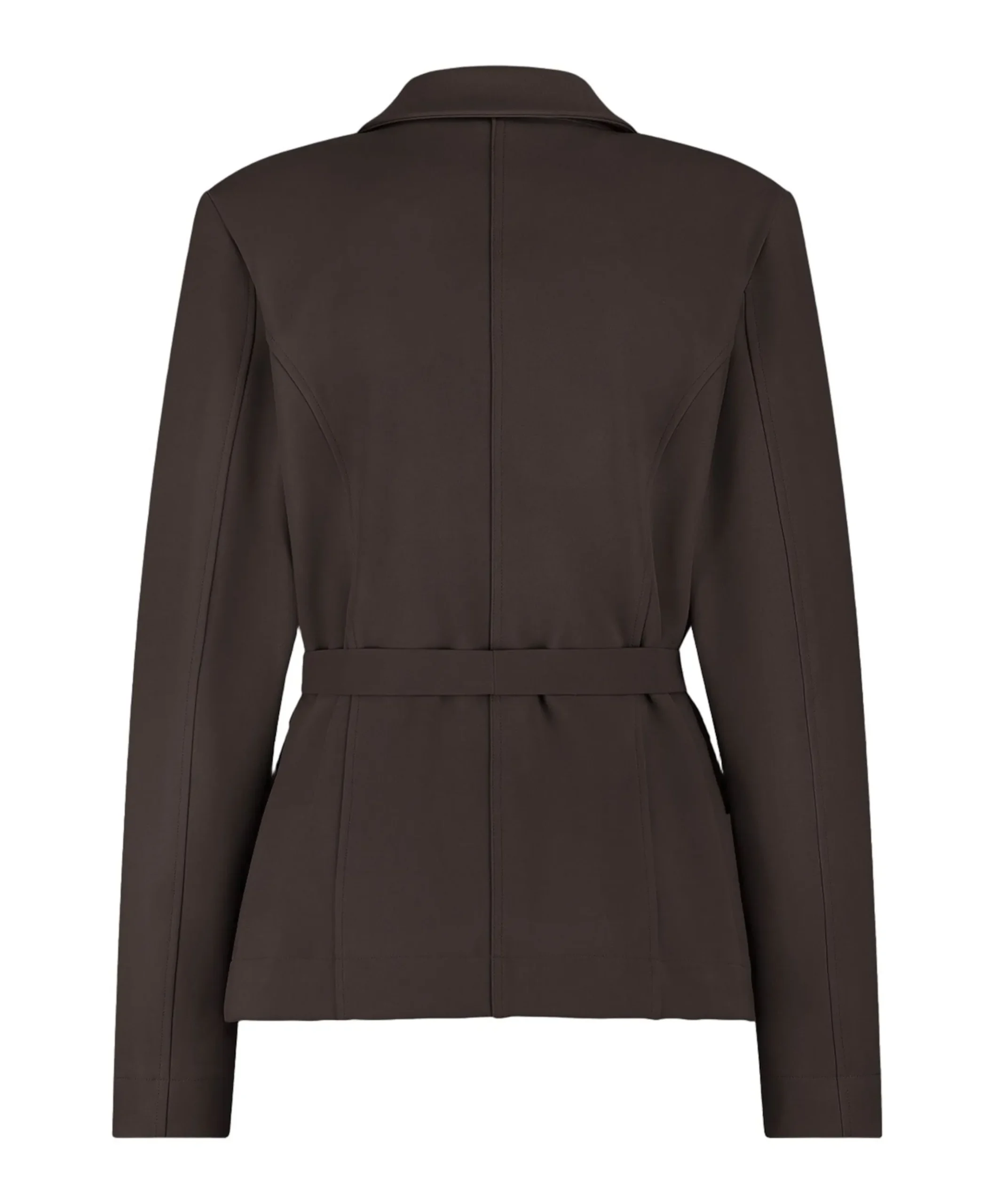 Dames blazer bruin
