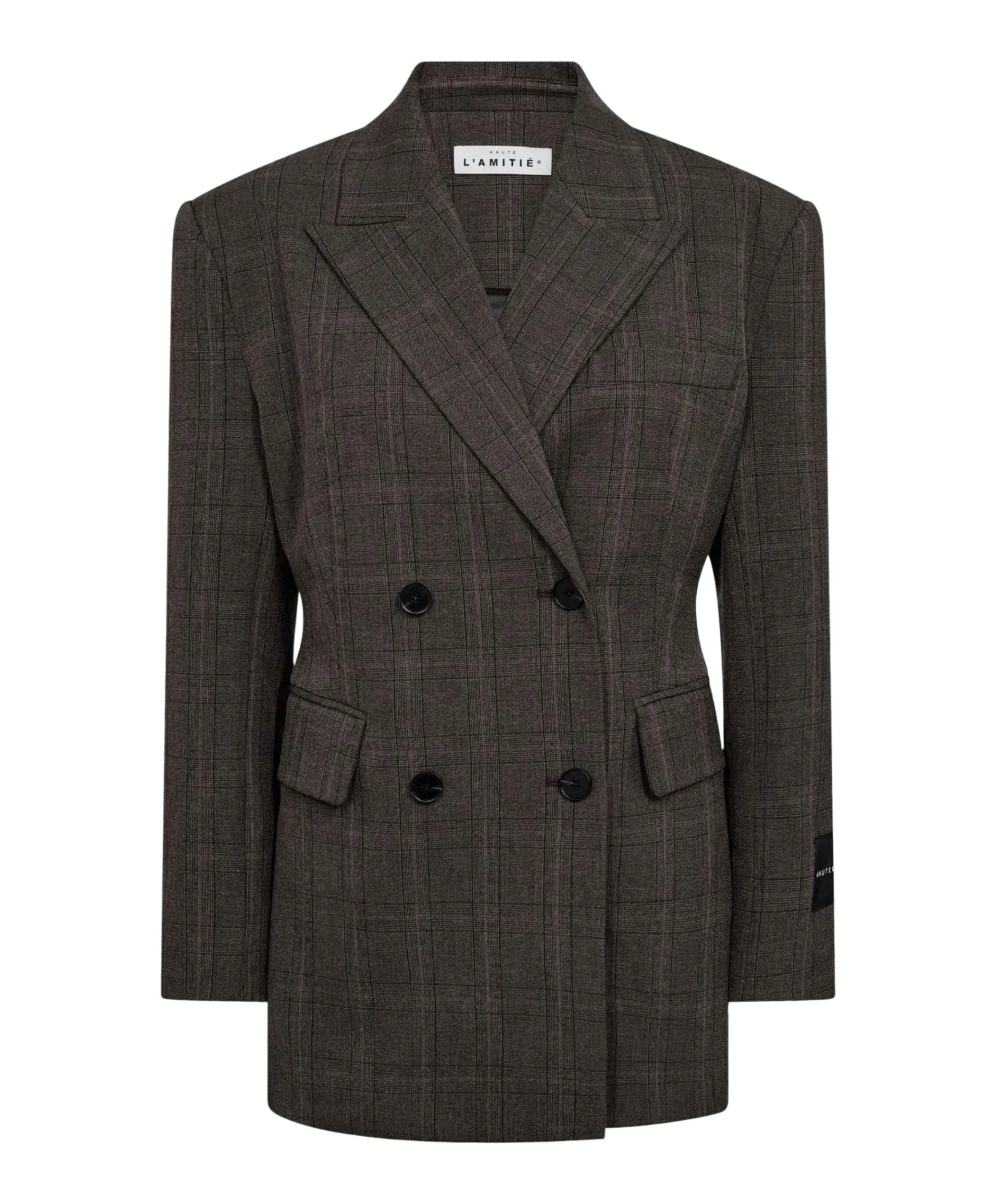 Dames blazer bruin