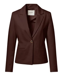 Dames blazer bruin