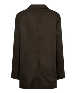 Dames blazer bruin