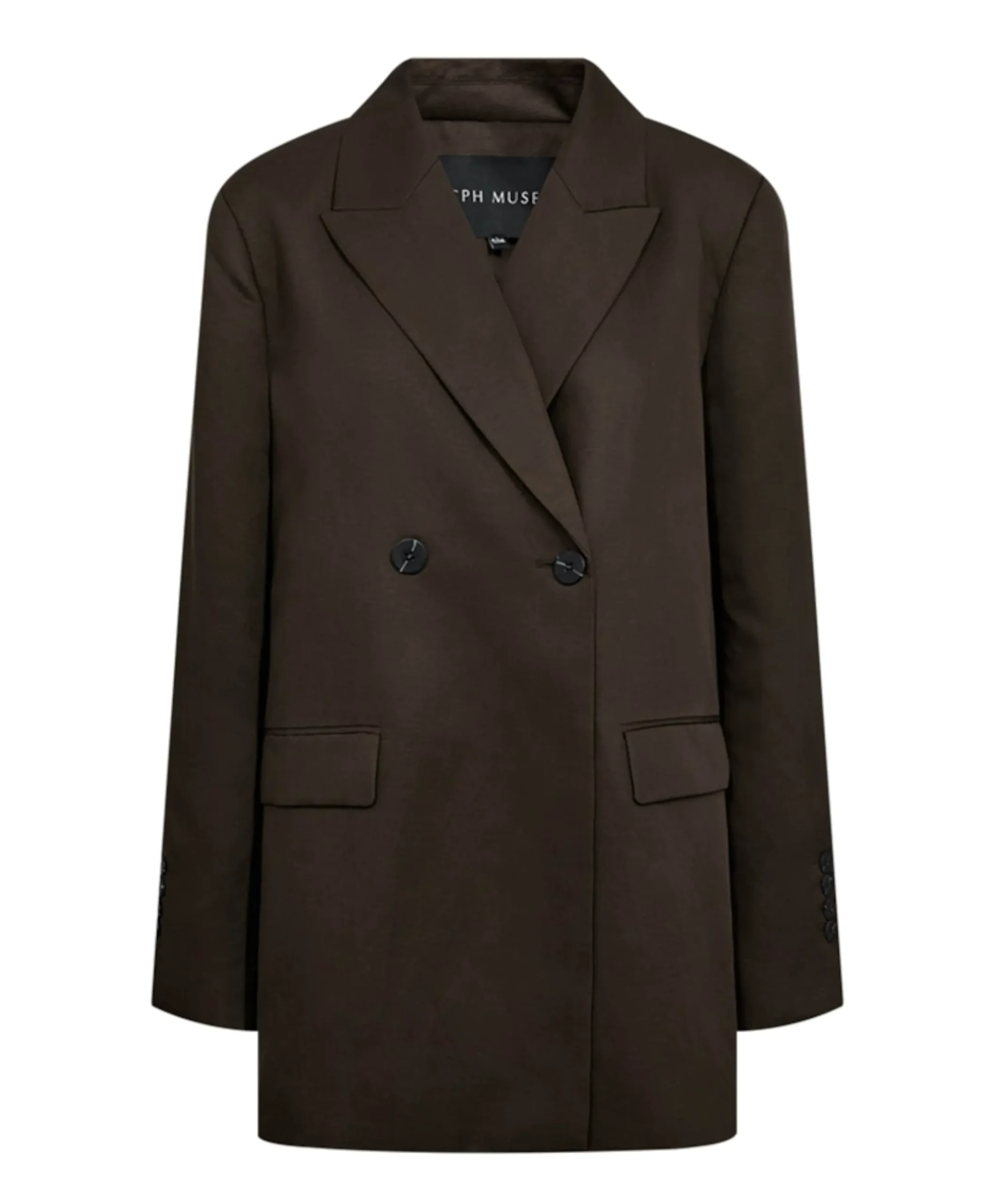 Dames blazer bruin