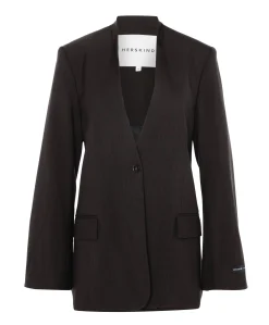 Dames blazer bruin