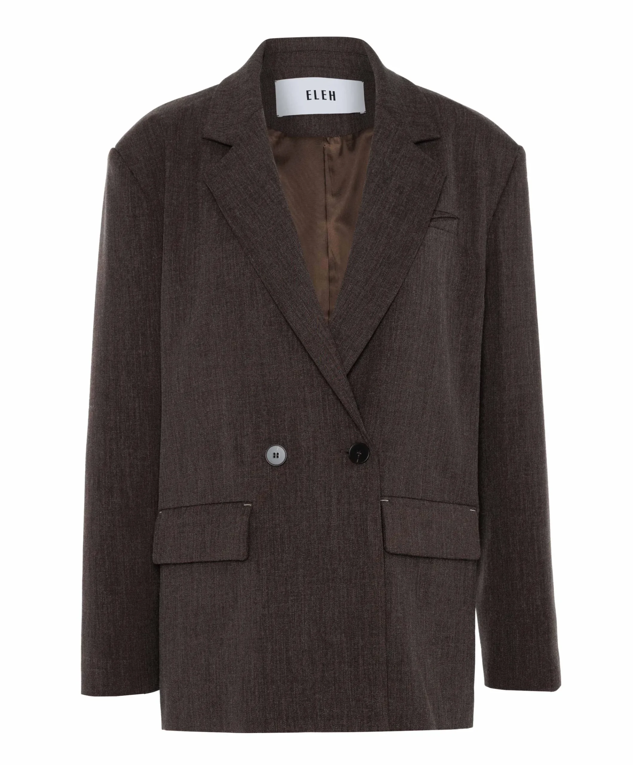 Dames blazer bruin
