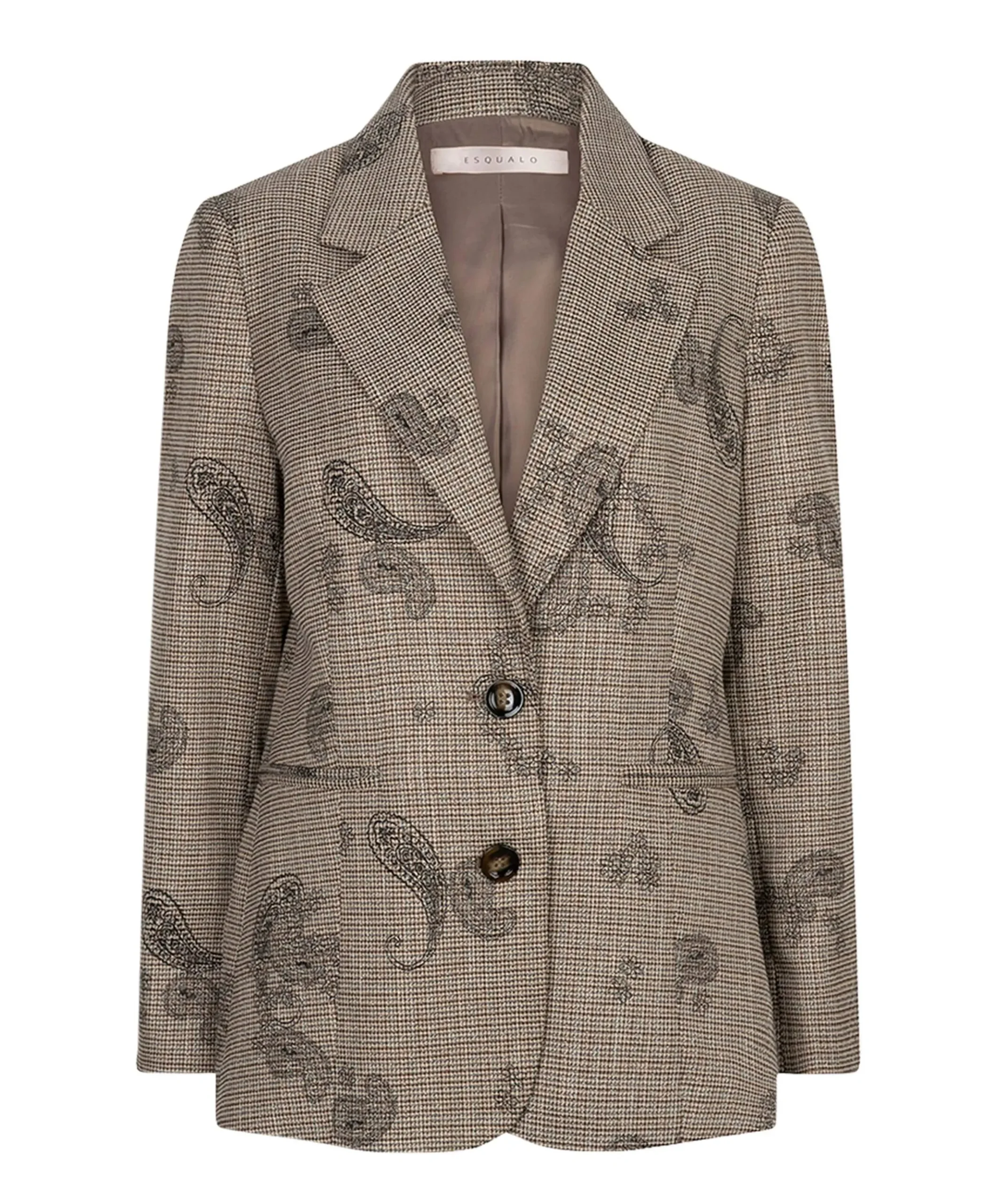 Dames blazer bruin