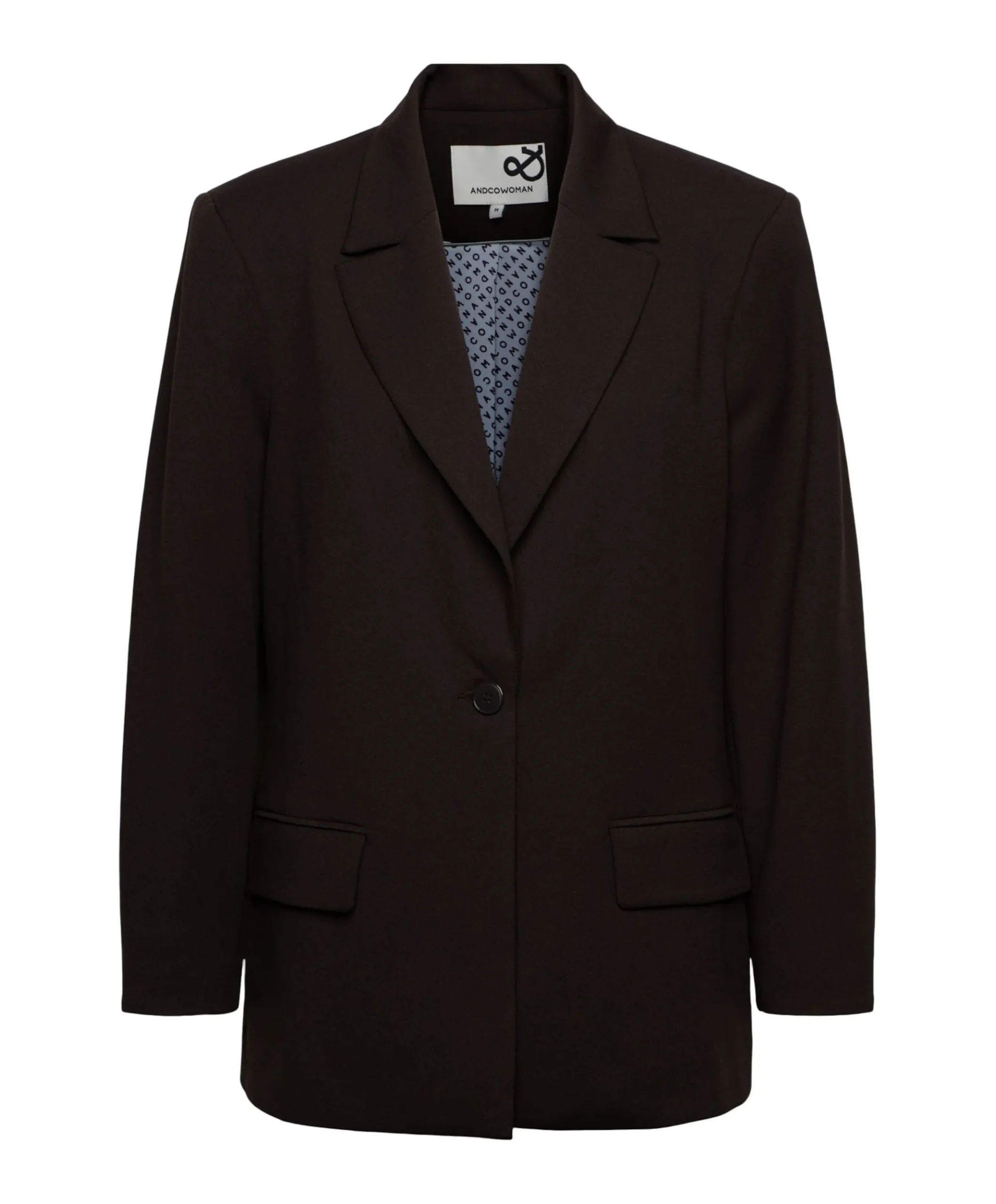 Dames blazer bruin