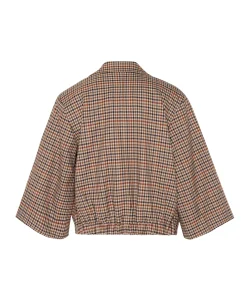 Dames blazer bruin