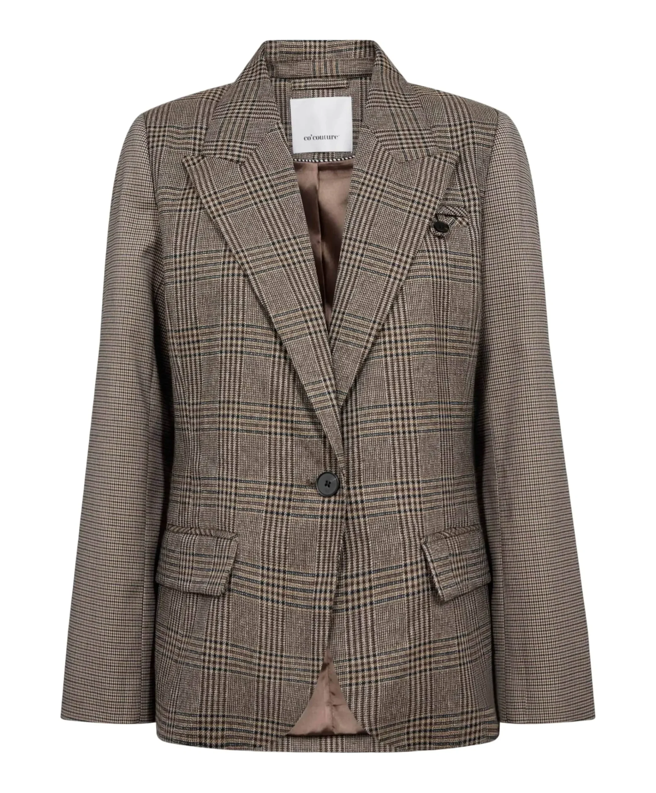 Dames blazer bruin