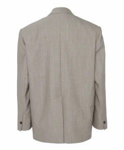 Dames blazer grijs