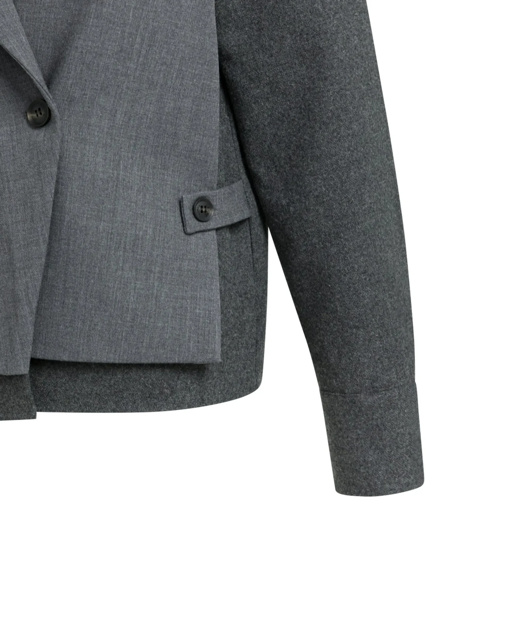 Dames blazer grijs