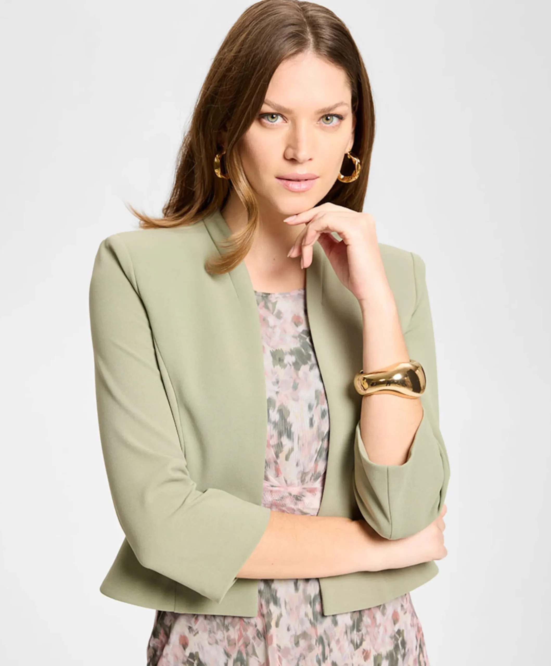 Dames blazer groen