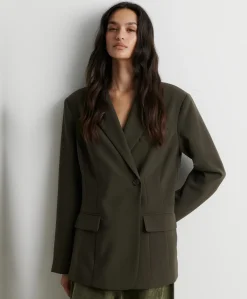 Dames blazer groen
