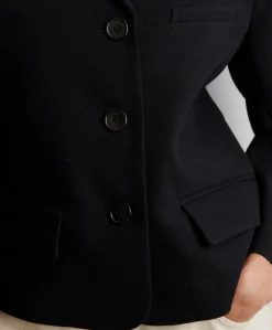 Dames blazer zwart