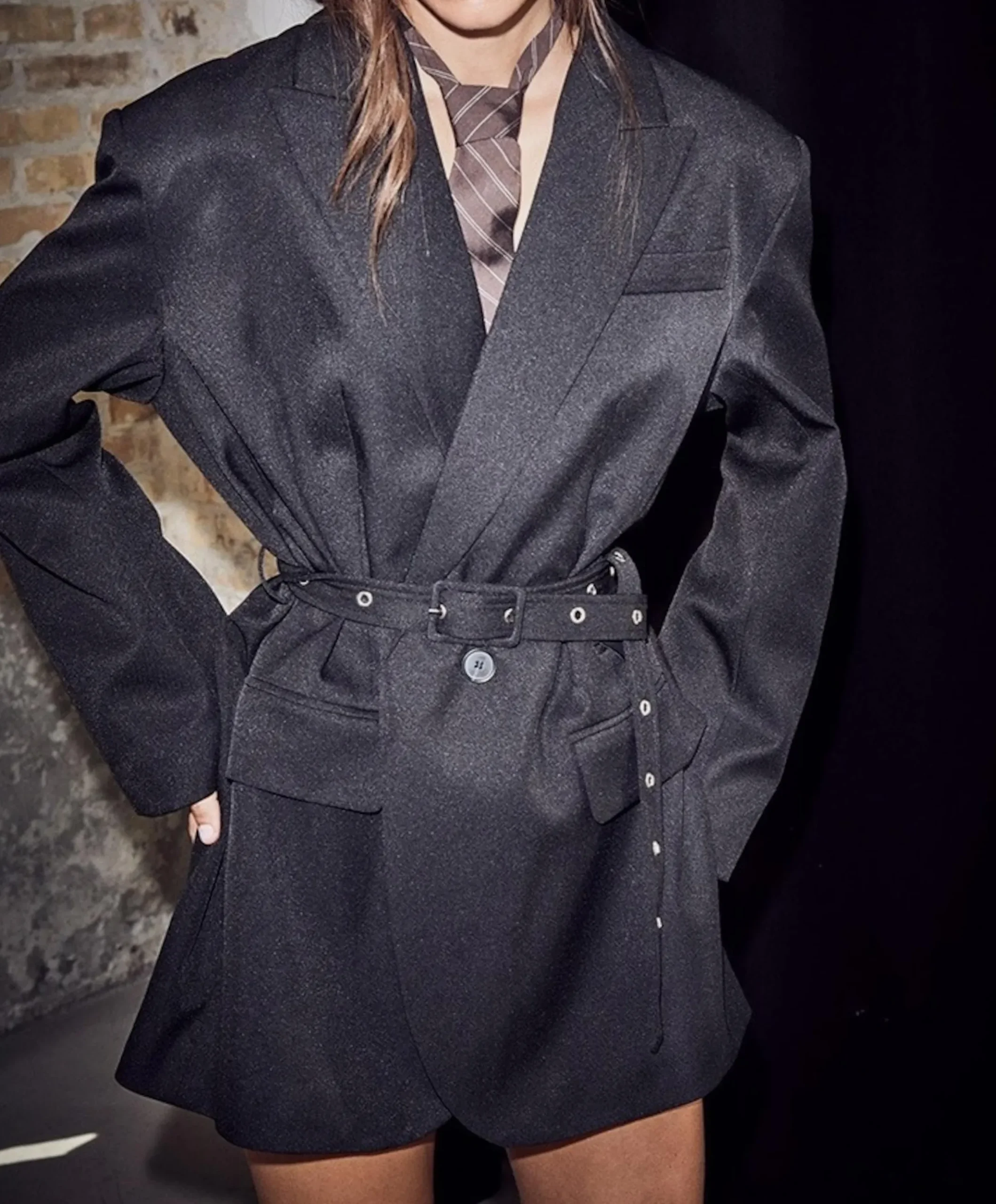 Dames blazer zwart