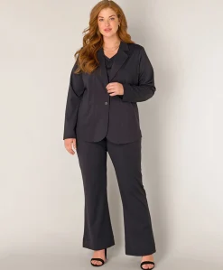 Dames blazer zwart