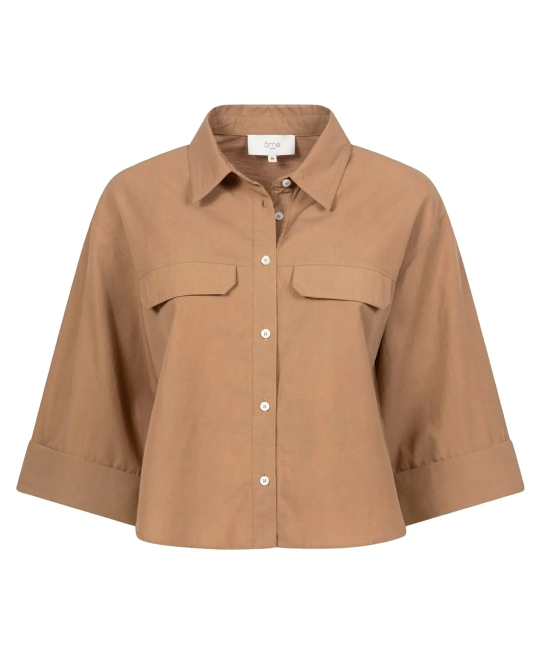 Dames blouse beige