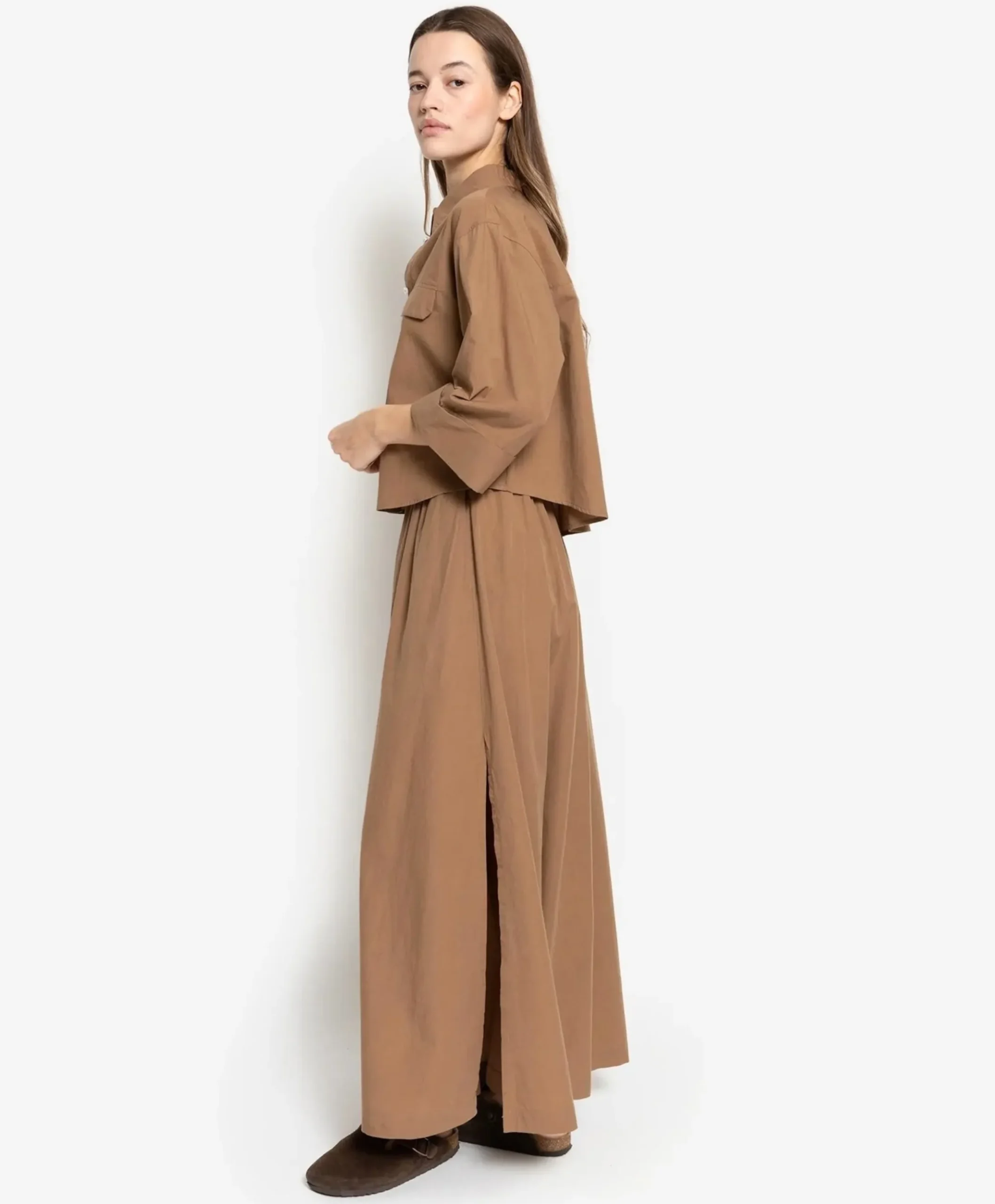 Dames blouse beige