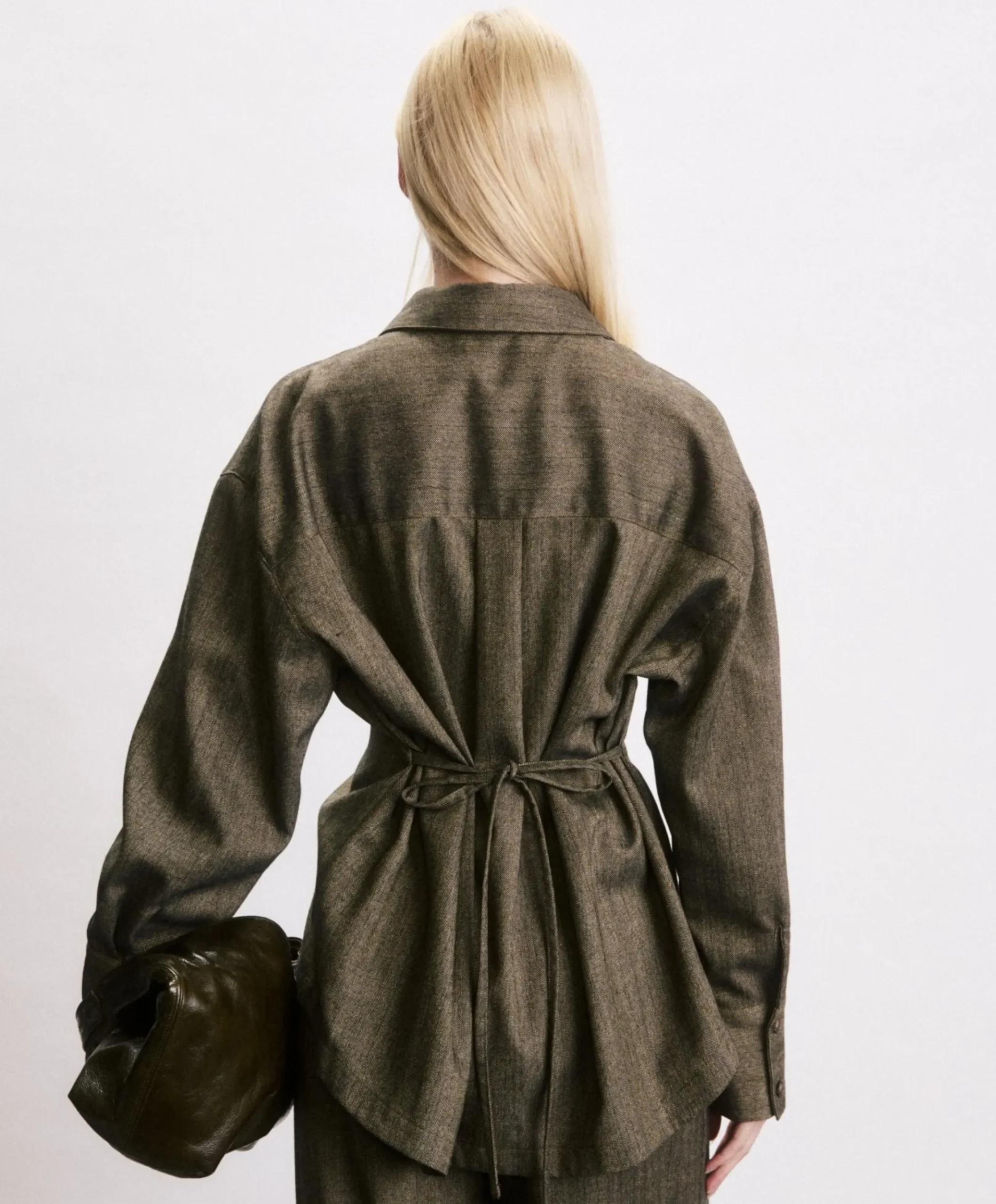 Dames blouse beige