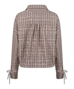 Dames blouse beige
