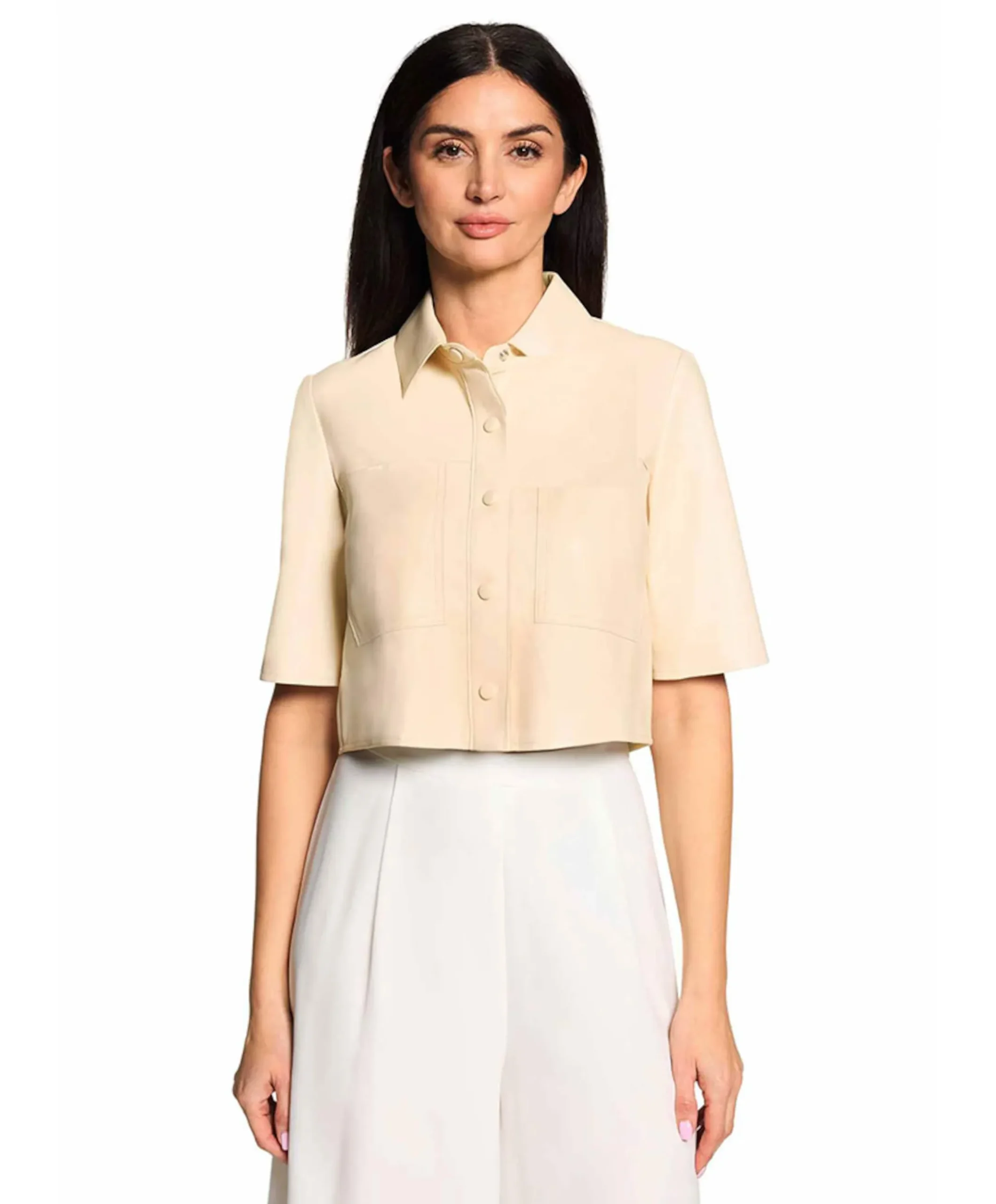 Dames blouse beige