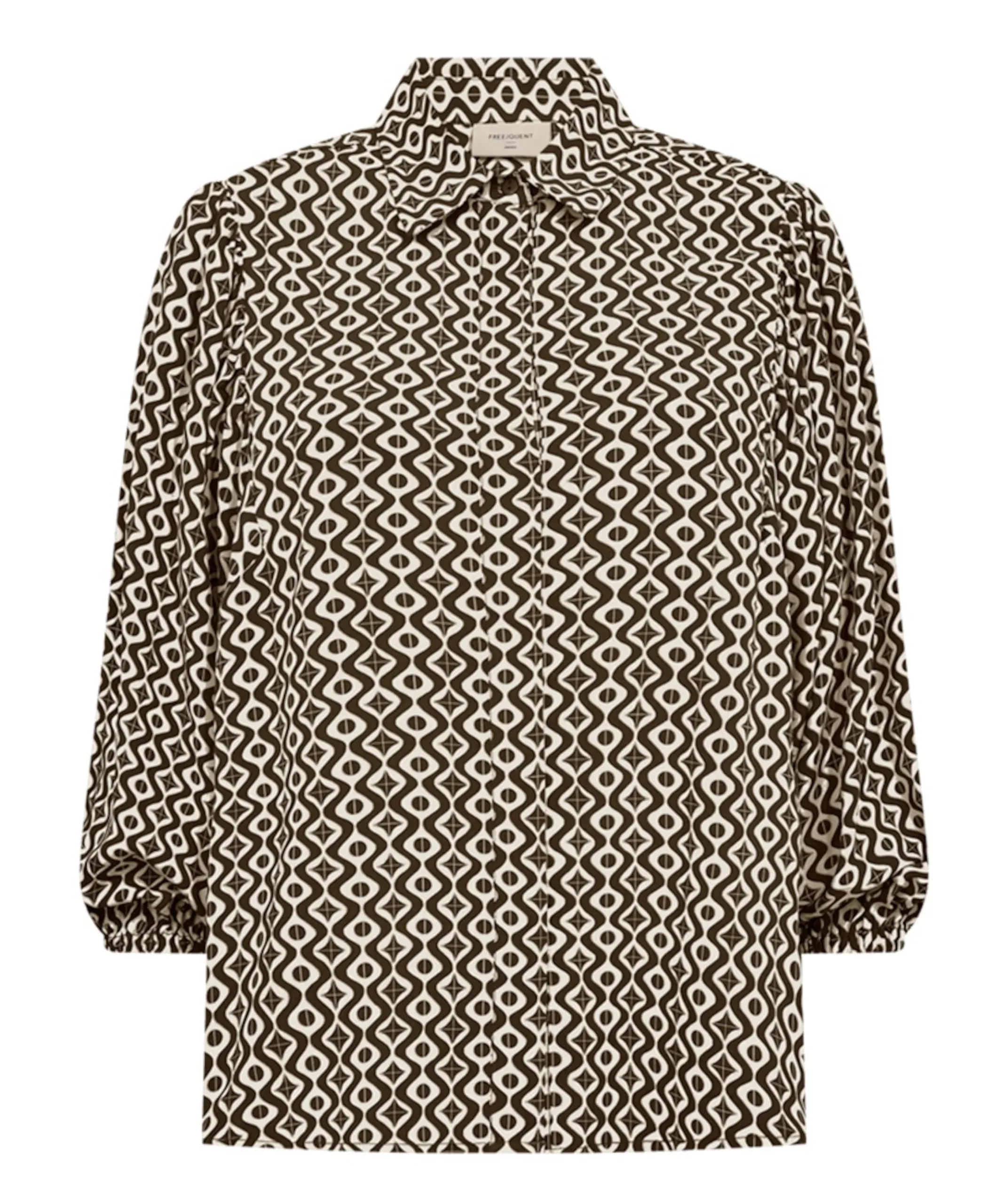 Dames blouse beige