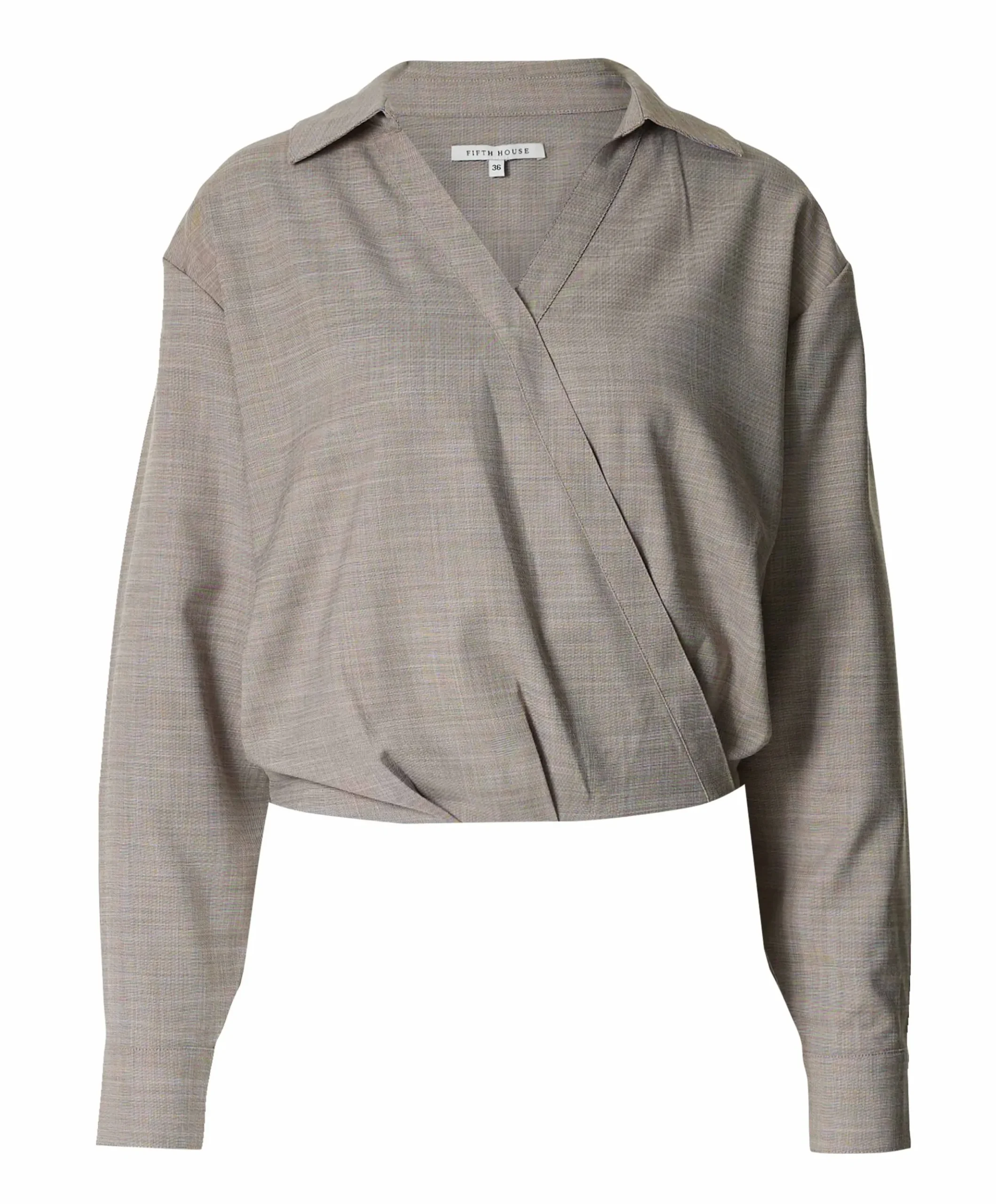 Dames blouse beige