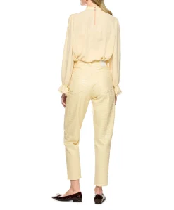 Dames blouse beige