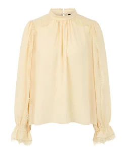 Dames blouse beige