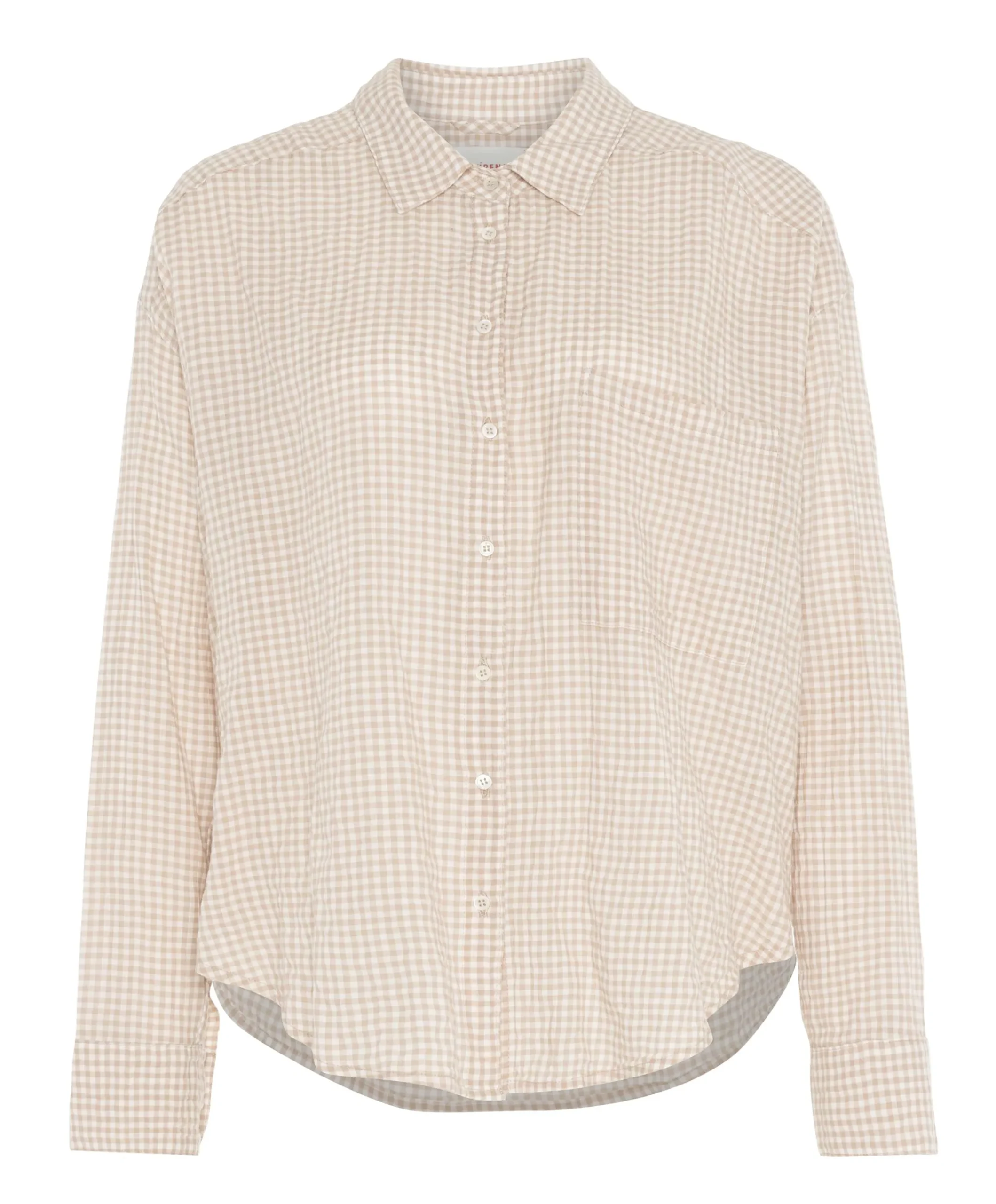 Dames blouse beige