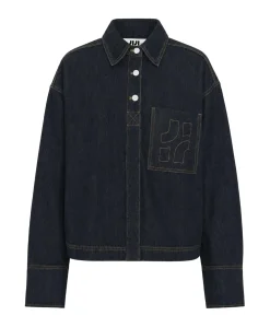 Dames blouse blauw