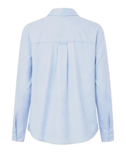 Dames blouse blauw