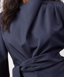 Dames blouse blauw