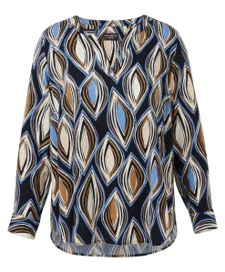 Dames blouse blauw