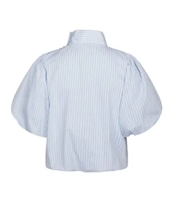 Dames blouse blauw