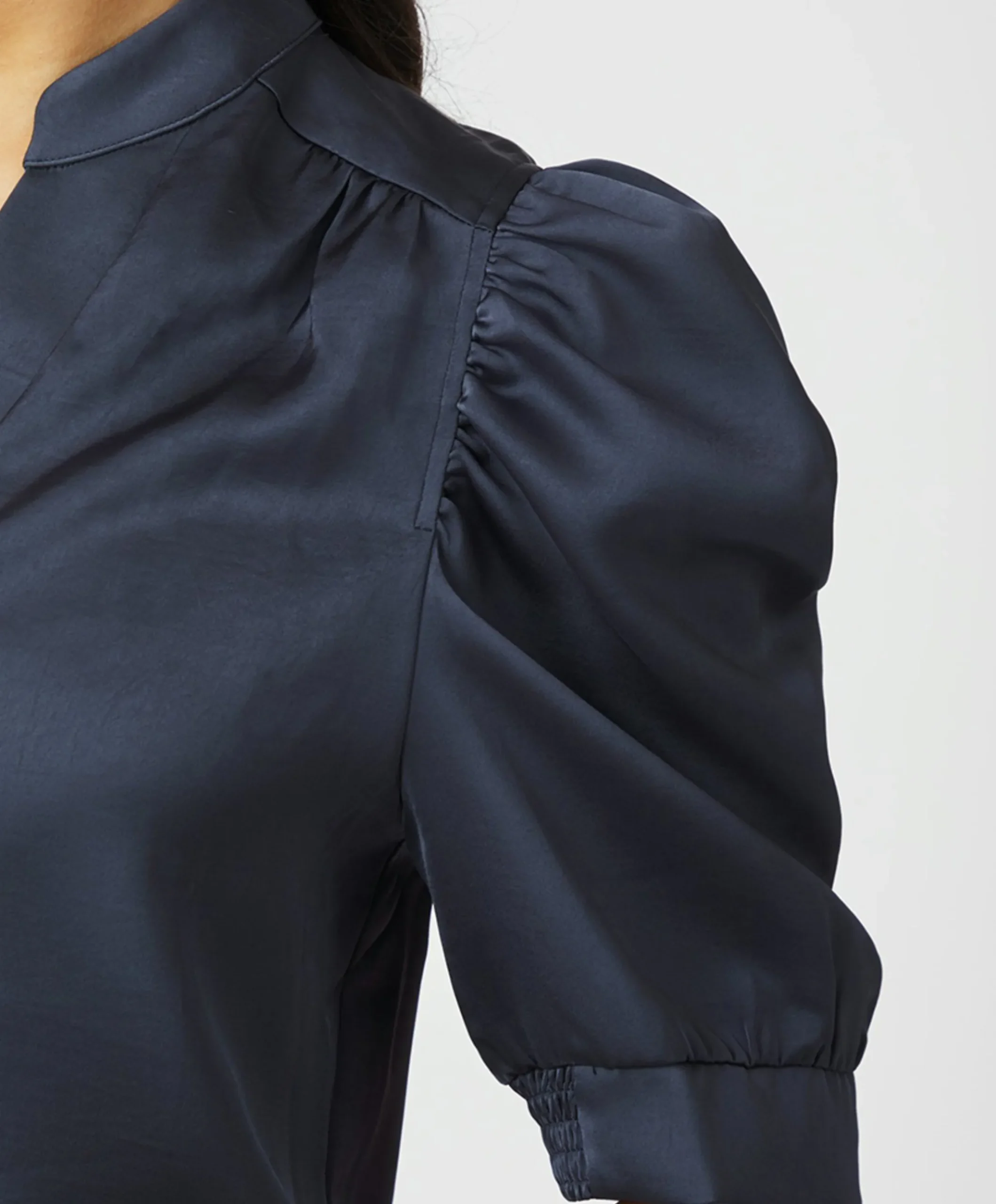 Dames blouse blauw