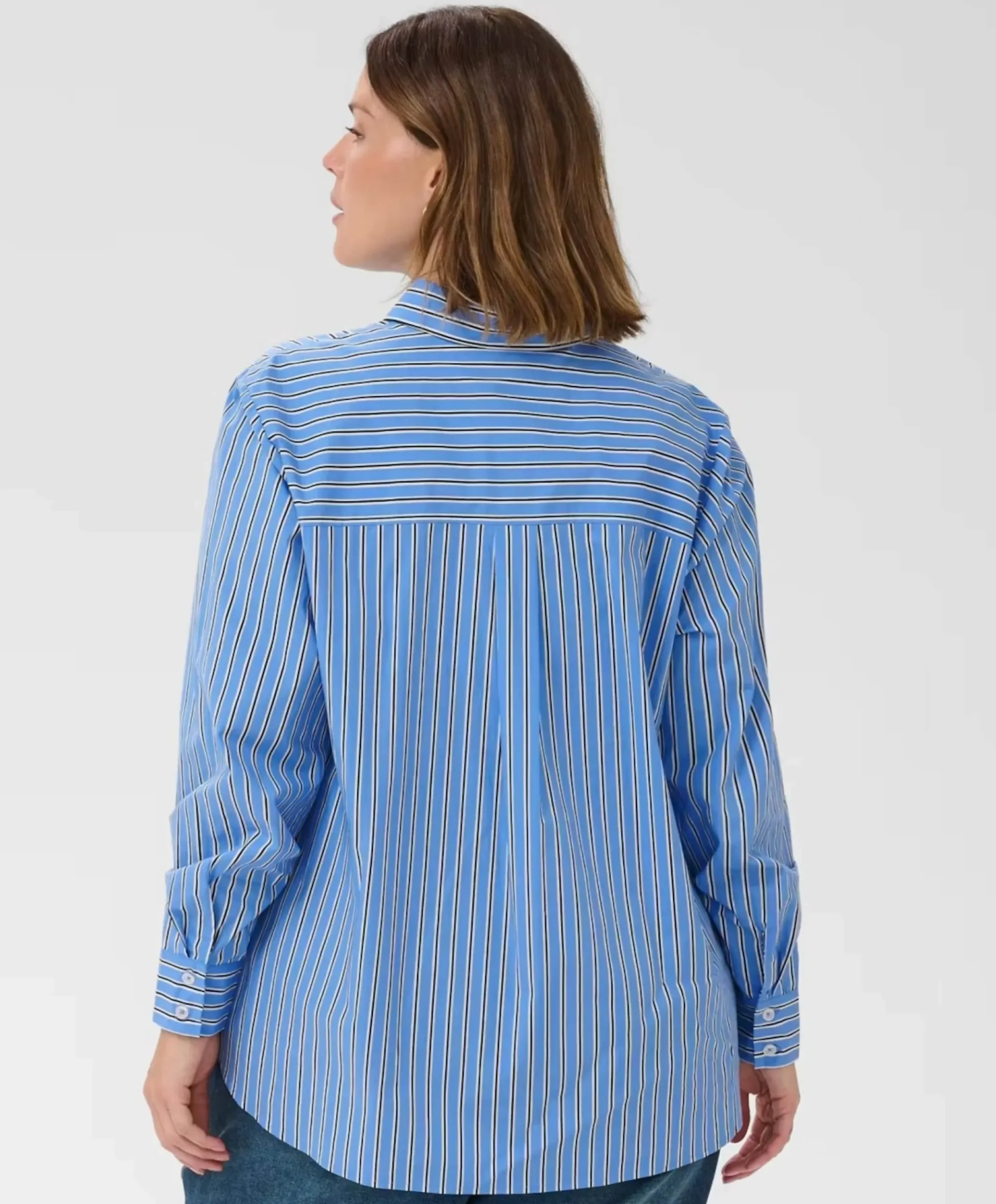 Dames blouse blauw