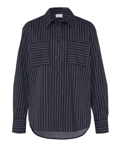 Dames blouse blauw