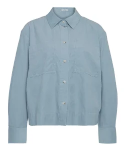 Dames blouse blauw