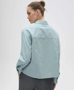 Dames blouse blauw