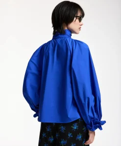 Dames blouse blauw
