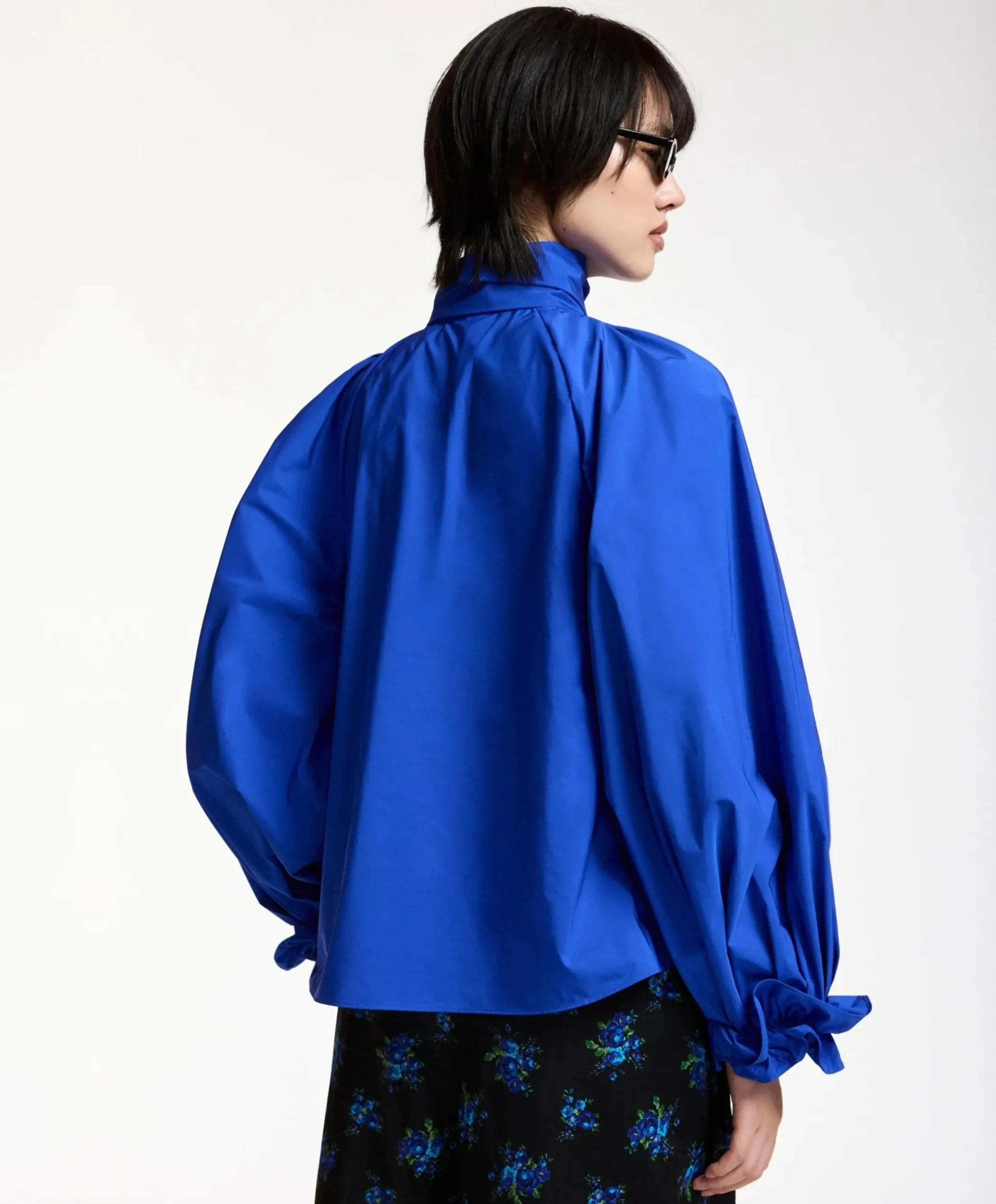 Dames blouse blauw