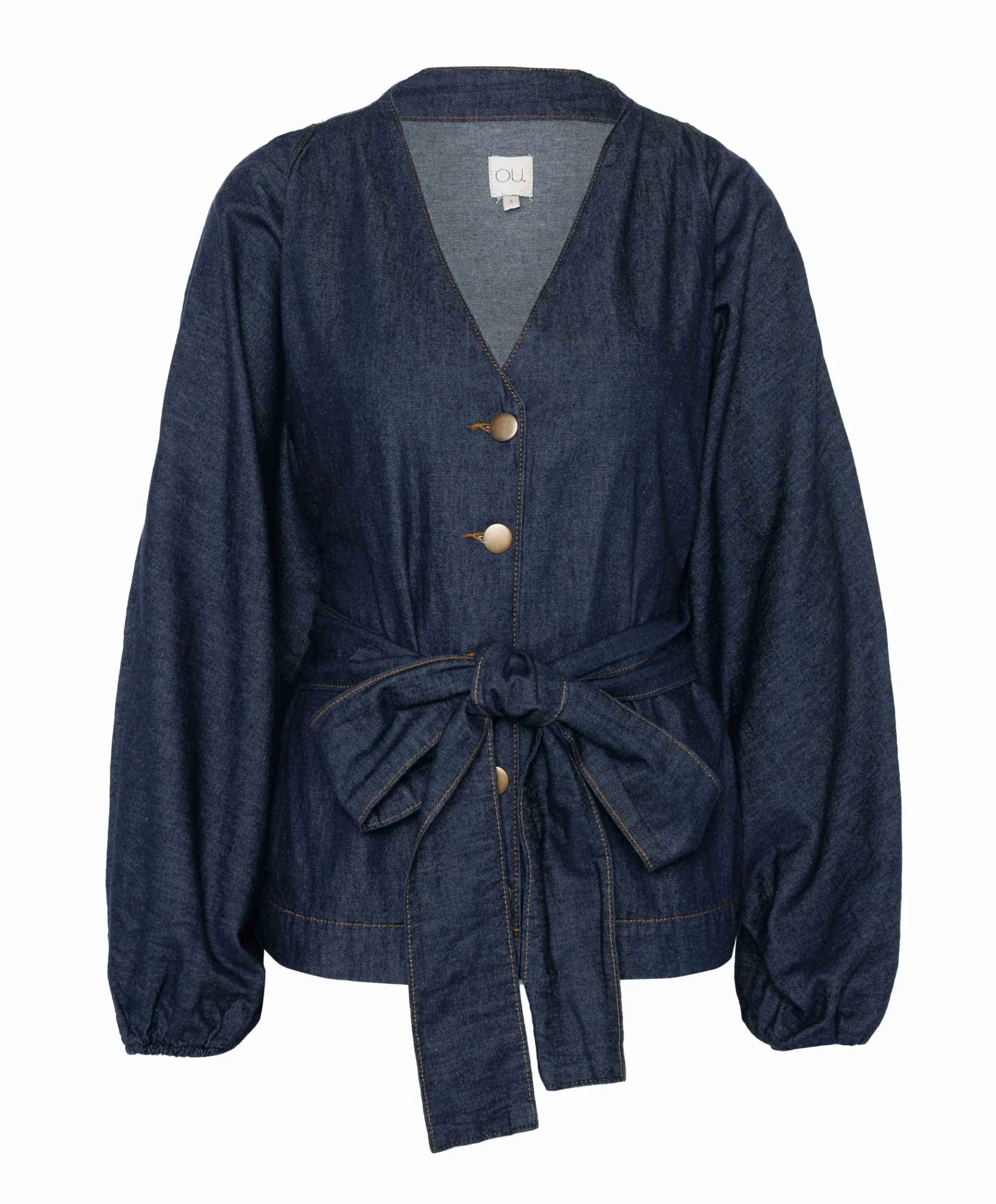 Dames blouse blauw