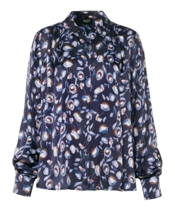 Dames blouse blauw