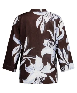 Dames blouse blauw
