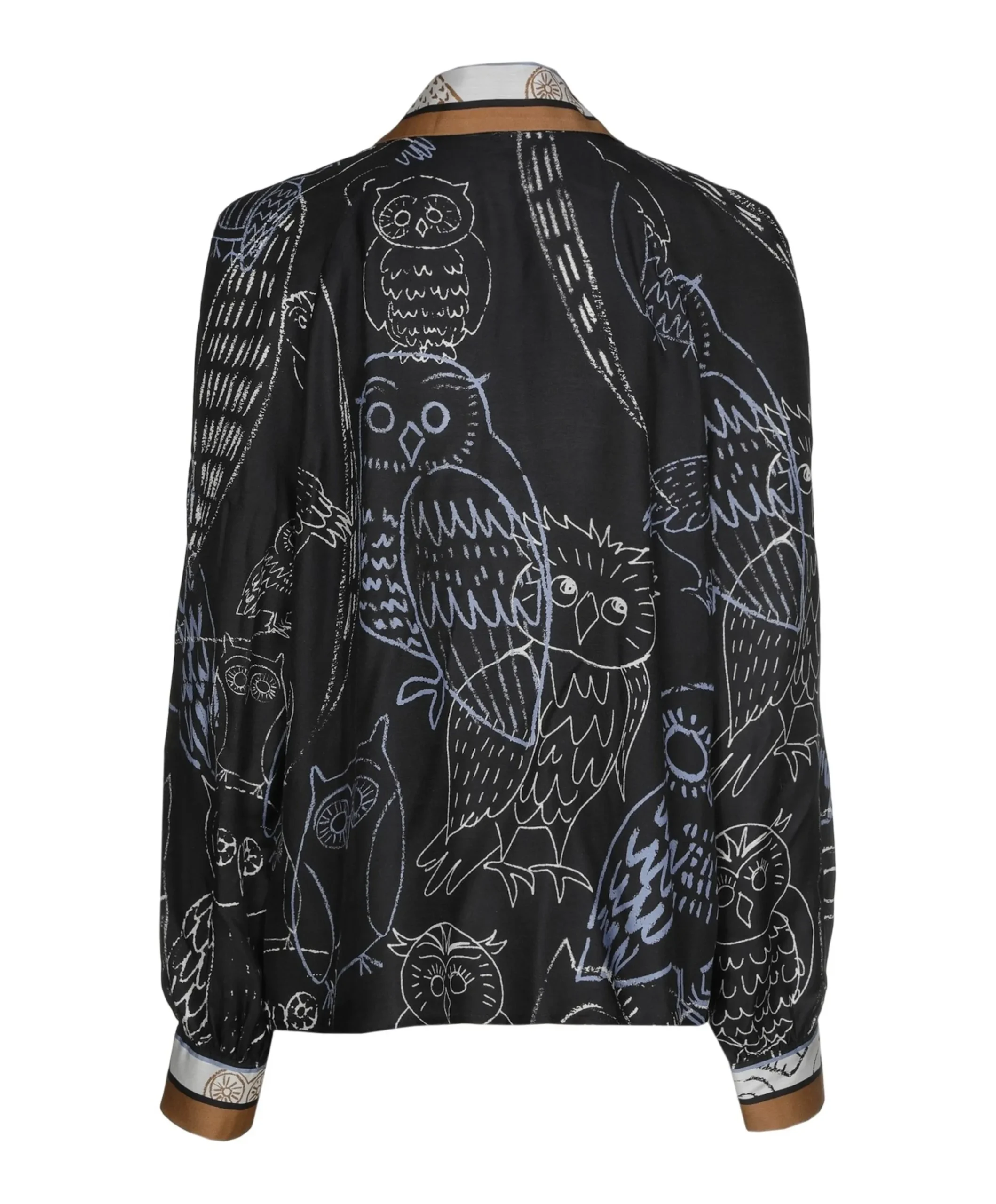 Dames blouse blauw