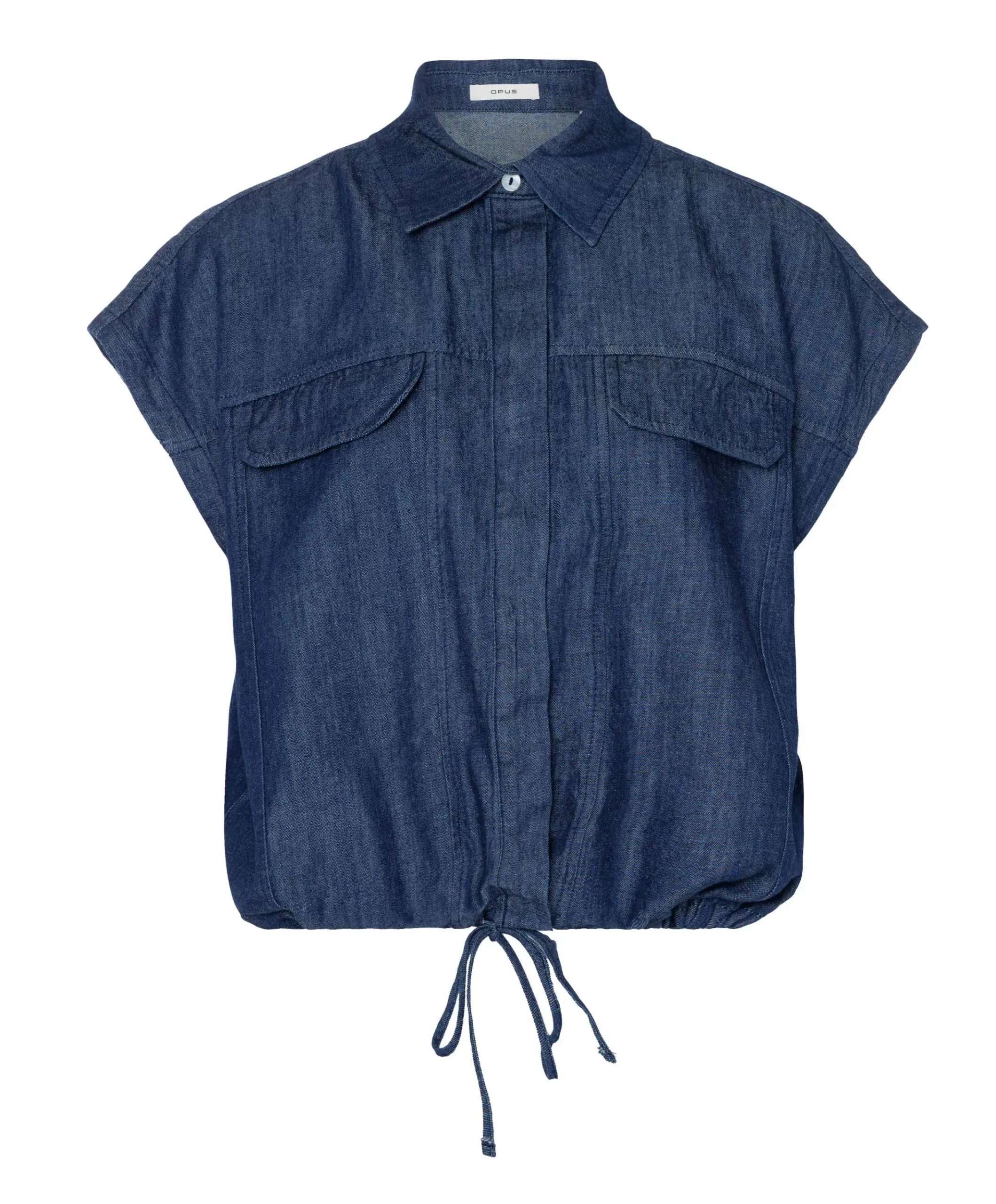 Dames blouse blauw