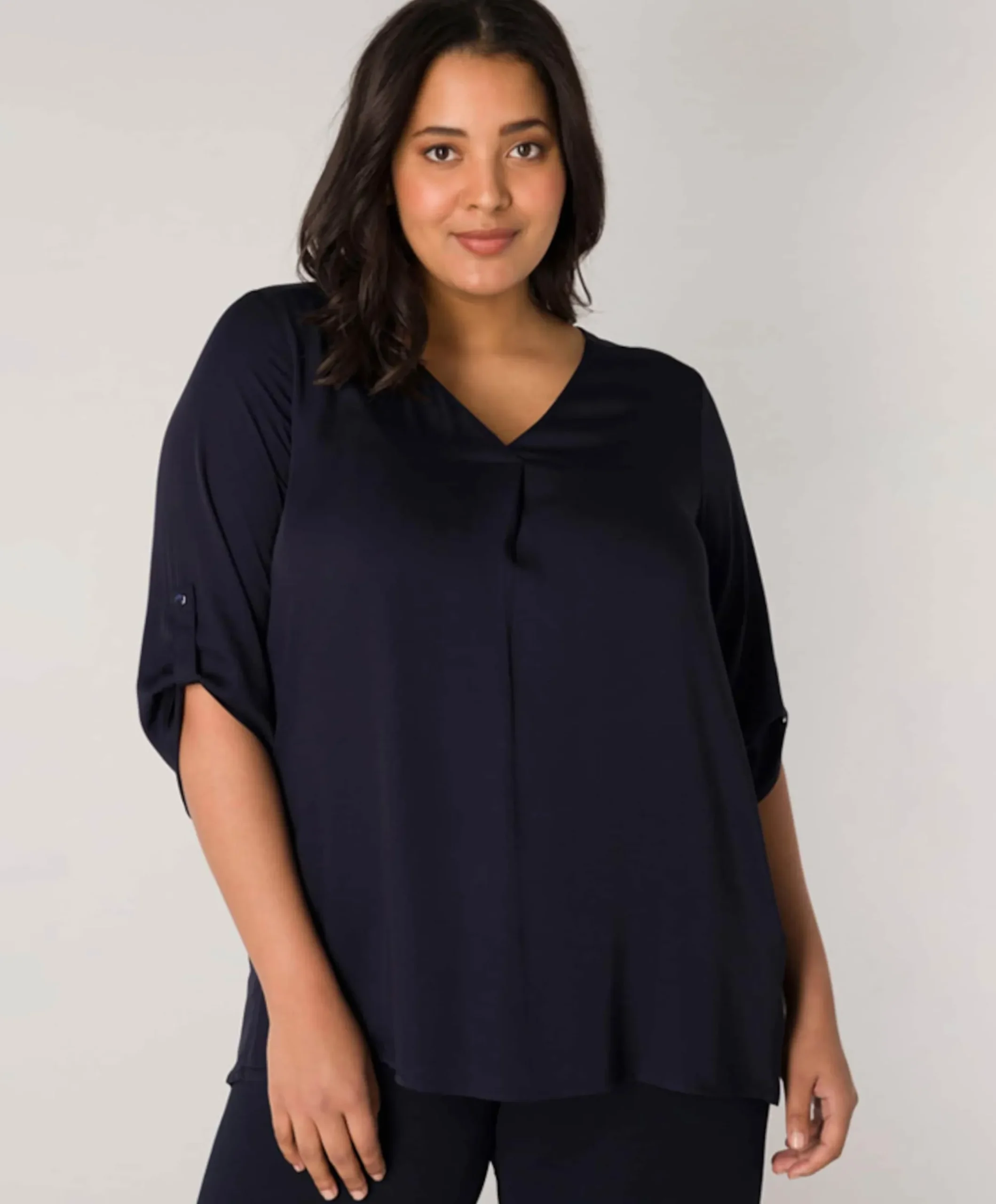 Dames blouse blauw