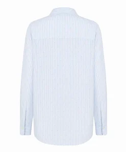Dames blouse blauw